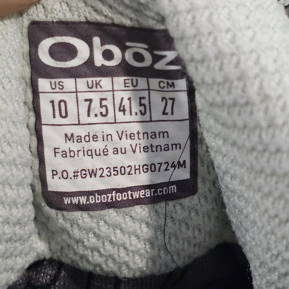Oboz Hiking Shoes - Picture 5 of 9